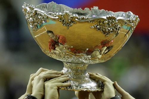 The Davis Cup trophy. Photo: Getty Images