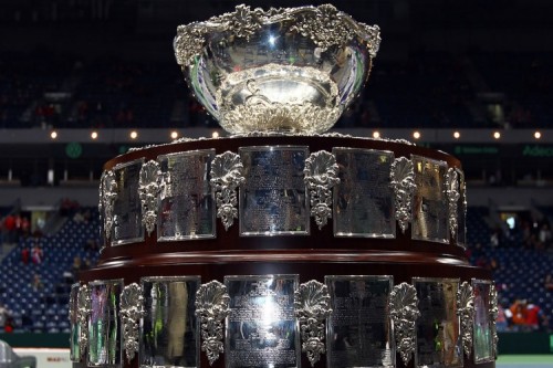 The Davis cup. Photo: Getty Images