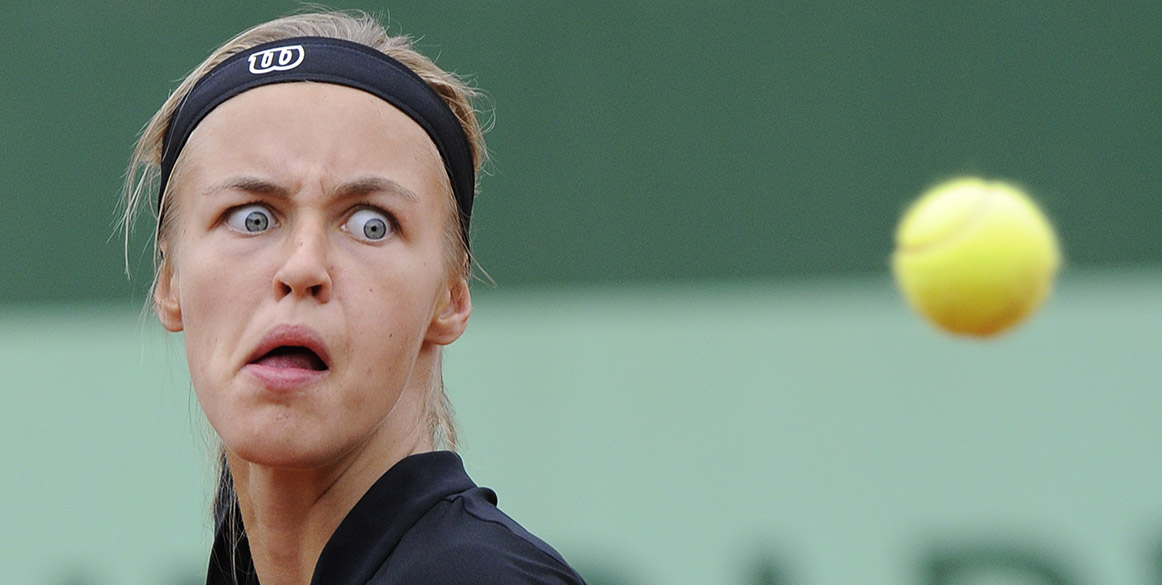Gallery: tennis players pull the funniest faces ... | Tennismash