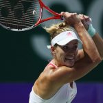 Kerber swept aside Agnieszka Radwanska in the Singapore semifinals. Photo: Getty Images