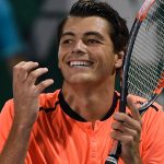 Taylor Fritz cut a frustrated figure during his loss to Bautista Agut. Photo: Getty Images