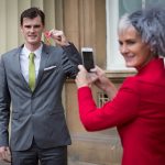 Jamie Murray picked up an OBE for services to sport and charity. Photo: Getty Images