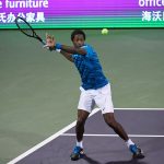 Gael Monfils downed Kevin Anderson in straight sets. Photo: Getty Images