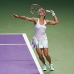 Angelique Kerber had to battle hard to find a way past Dominika Cibulkova at the WTA Finals. Photo: Getty Images