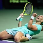 Svetlana Kuznetsova won an epic WTA Finals battle against Karolina Pliskova, coming through 36 62 76(6). Photo: Getty Images