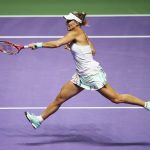 Angelique Kerber is flying in Singapore. Photo: Getty Images