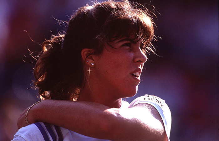 Jennifer Capriarti turned pro at the age of 13. Photo: Getty Images