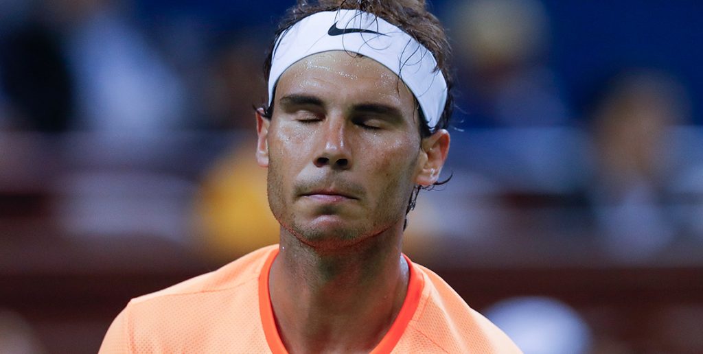 Rafa Nadal has been playing in pain since the Olympics. Photo: Getty Images