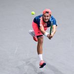 Lucas Pouille on the stretch. Photo: Getty Images