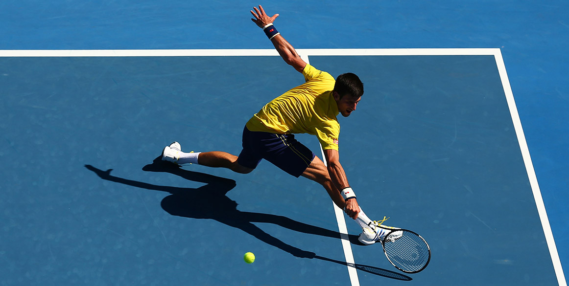foto Kiezelsteen wees onder de indruk GIG: Djokovic the fastest tennis player in the world | Tennismash