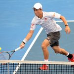 Kei Nishikori has powered into the Brisbane International final