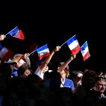 The French fans show their support at the Hopman Cup