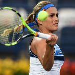 In a rematch of the Olympic final Monica Puig lost 6-2 6-3 to Angelique Kerber. Photo: Getty Images