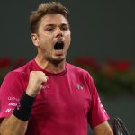 Wawrinka stayed calm to secure a tough 64 46 76(2) win. Photo: Getty Images