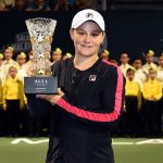 Ash Barty won her first WTA title with victory over Nao Hibino in Kuala Lumpur. Photo: Getty Images