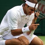 Roger Federer d. Pete Sampras 7-6(7) 5-7 6-4 6-7(2) 7-5, 2001 Wimbledon. Photo: Getty Images