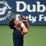 Robin Haase booked his place in the Dubai semifinals with a 62 46 64 win over Dzumhur. Photo: Getty Images