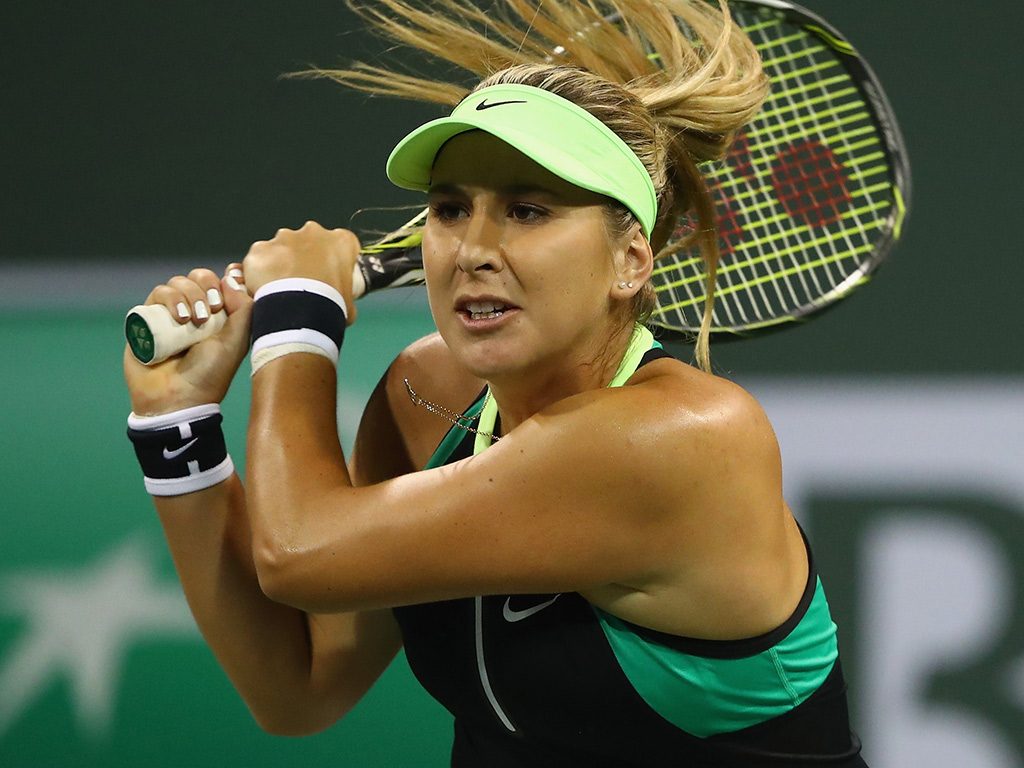 Belinda Bencic moved into the second round with a 64 61 win over Pironkova. Photo: Getty Images