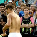 Fans enjoyed the show Rafa Nadal put on. Photo: Getty Images