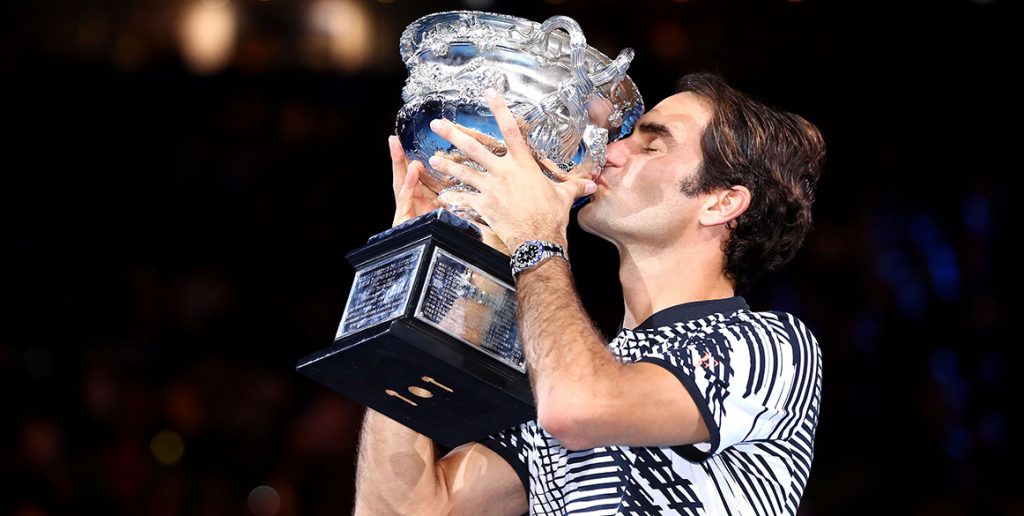 Roger Federer's win at the Australian Open was the biggest surprise of the year so far. Photo: Getty Images
