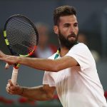 When he's on, he's on. Benoit Paire is clearly up for it in Madrid, beating third seed Stan Wawrinka 75 46 62. Photo: Getty Images