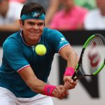 Milos Raonic was a 64 63 winner over Tommy Haas. Photo: Getty Images