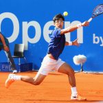 Hyeon Chung ran out of steam in the semifinals, having had to play the quarterfinals earlier in the day at Munich. Photo: Getty Images