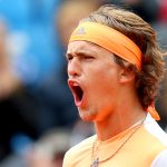 Alexander Zverev beat Guido Pella in straight sets to win his first title in Munich. Photo: Getty Images