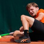 There have been calls for a safety review after David Goffin was injured during his third round match on Suzanne Lenglen. Photo: Getty Images