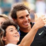 SPECIAL SELFIE: A picture perfect moment for this lucky fan; Getty Images
