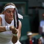 Two-time champion Petra Kvitova made a triumphant return to action, downing Larsson 6-3 6-4. Photo: Getty Images