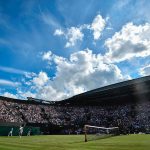 The sun came out on a glorious evening at The All England Club. Photo: Getty Images