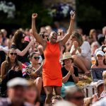 Although Murray mound was heavily behind Konta, there were some very happy Venus fans there as well. Photo: Getty Images