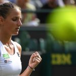The favourite for the women's title. Karolina Pliskova, got her Wimbledon campaign off with a 6-1 6-4 win over Evgeniya Rodina. Photo: Getty Images