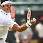 After a turbulent build up, Milos Raonic cruised through his opening match against Jan-Lennard Struff. Photo: Getty Images