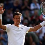 Tomas Berdych looked almost apologetic as he benefitted from Novak Djokovic's retirement. Photo: Getty Images
