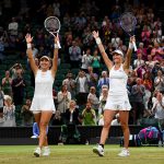Elena Vesnina and Ekaterina Makarova won the women's doubles title. Photo: Getty Images