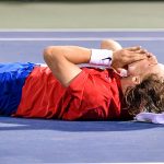 18 year-old wildcard Denis Shapovalov shocked Rafael Nadal, winning 3-6 6-4 7-6(4). Photo: Getty Images