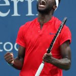Tiafoe scored the biggest win of his career, taking down Zverev 4-6 6-3 6-4. Photo: Getty Images