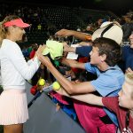 The fans flocked to see Sharapova playing at Stanford. Photo: Getty Images