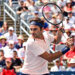 Roger Federer recorded a quick-fire win over Peter Polansky, coming through 6-2 6-1. Photo: Getty Images