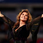 Shania Twain opened the Arthur Ashe night session with a blockbuster performance. Photo: Getty Images