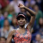 Venus Williams was a 7-5 6-4 winner over Oceane Dodin. Photo: Getty Images