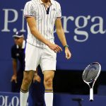 Zverev went for a Bjorn Borg circa 1980s look. Photo: Getty Images