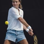 The infamous 'jorts' that Agassi wore at the 1988 US Open. Photo: Getty Images