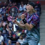 Denis Shapovalov earned a standing ovation from the Arthur Ashe crowd as he exited the tournament to Pablo Carreno Busta. Photo: Getty Images