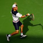 Diego Schwartzman's improbable US Open run continued, the Argentinian downing 16th seed Lucas Pouille in four sets. Photo: Getty Images