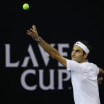 After taking a few weeks off, Federer has been practicing plenty ahead of the competition. Photo: Getty Images