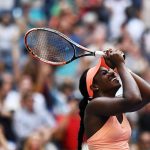 Sloane Stephens battled into her first US Open semifinal with a 6-3 3-6 7-6(4) win over Anastasija Sevastova. Photo: Getty Images