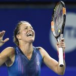 Barbora Strycova was a 7-6(4) 7-6(2) winner over Rybarikova in Tokyo. Photo: Getty Images